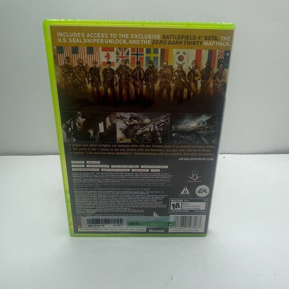 Medal of Honor Warfighter Limited Edition (Microsoft Xbox 360, 2012)